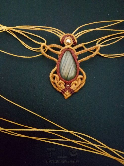 macrame包石头教程―1 第14步