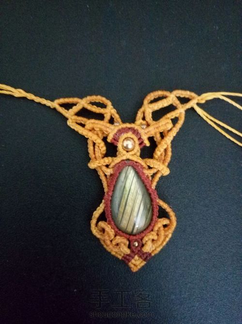 macrame包石头教程―1 第20步