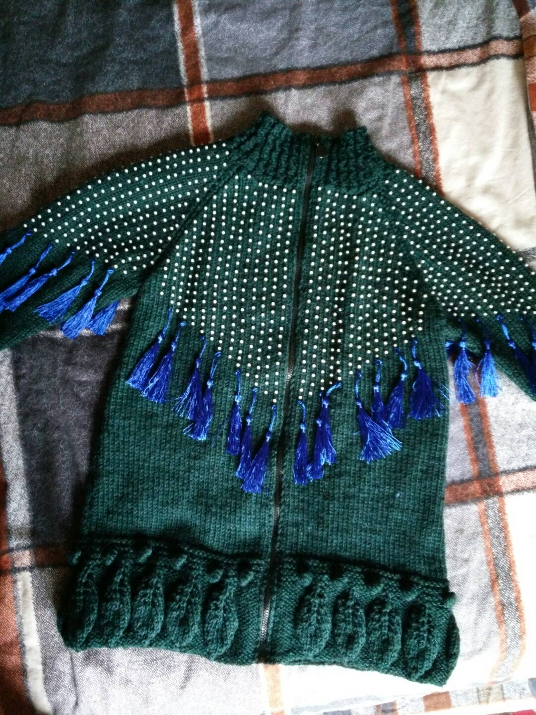 想织一件这种毛衣很久了，就喜欢独特