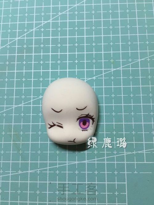 可爱气鼓鼓脸 第3步