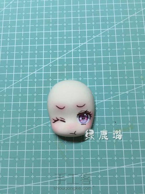 可爱气鼓鼓脸 第8步