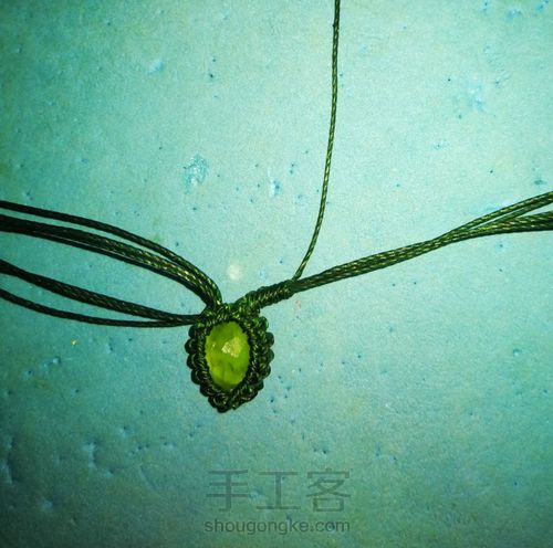 【原创】鹿の森项链，挂饰 第3步