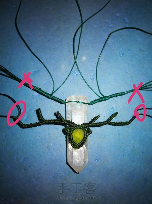 【原创】鹿の森项链，挂饰 第30步