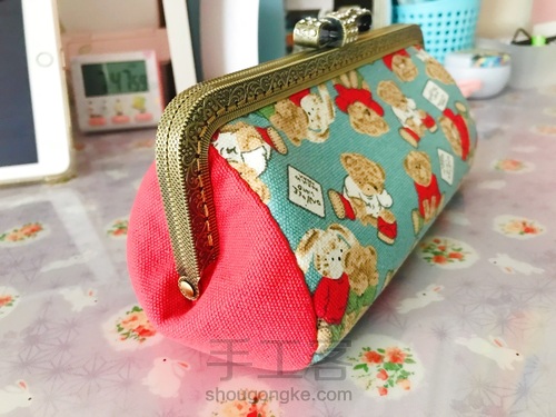 20cm方口金笔袋or夏天出街小包(自己画图纸) 第3步