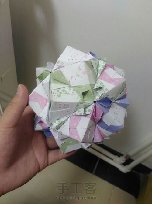 桃花花球（自创的） 第22步