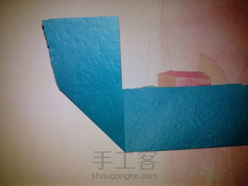 简单方便的爱心书签 第4步