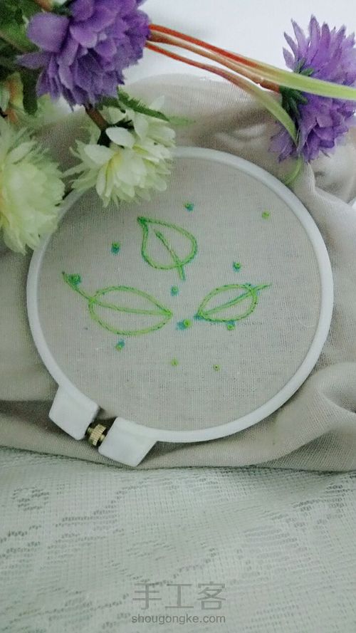 遇萤刺绣教程 第4步