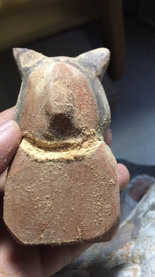 大鹿的木头藏狐 第3步