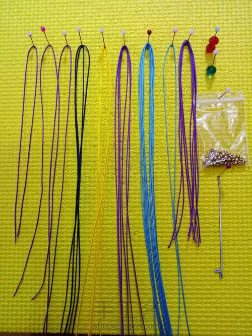 缘绳阁手作《小鱼》 第1步