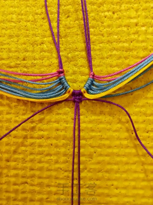 缘绳阁手作《小鱼》 第12步