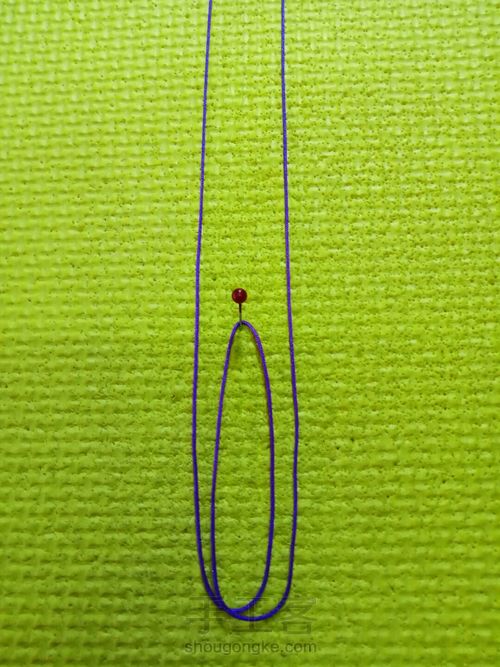 缘绳阁手作《小鱼》 第2步