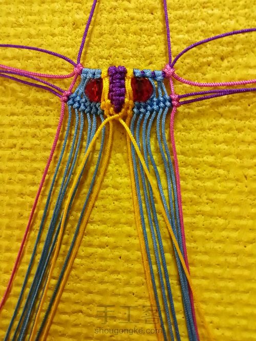 缘绳阁手作《小鱼》 第24步