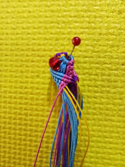 缘绳阁手作《小鱼》 第37步