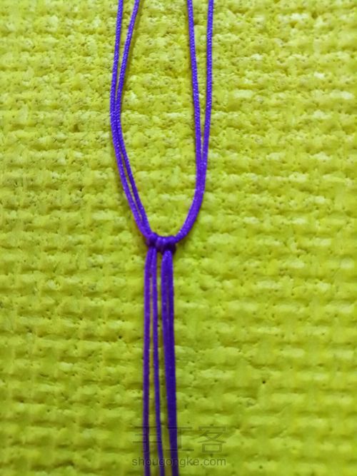 缘绳阁手作《小鱼》 第4步