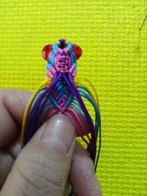 缘绳阁手作《小鱼》 第42步