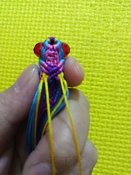 缘绳阁手作《小鱼》 第71步