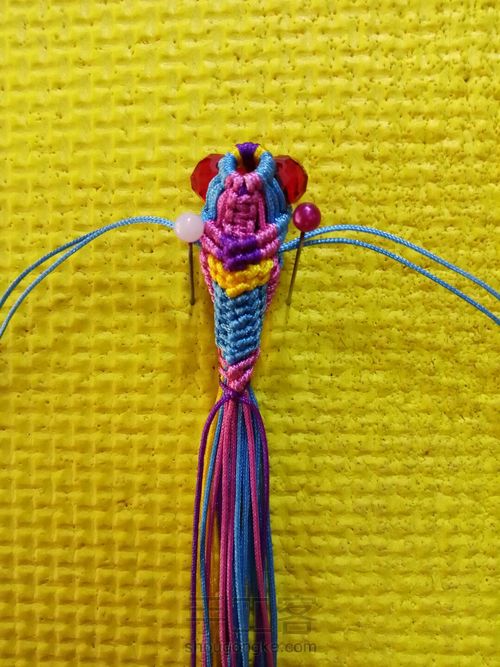 缘绳阁手作《小鱼》 第72步