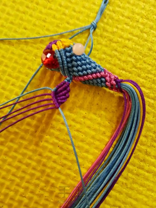 缘绳阁手作《小鱼》 第79步