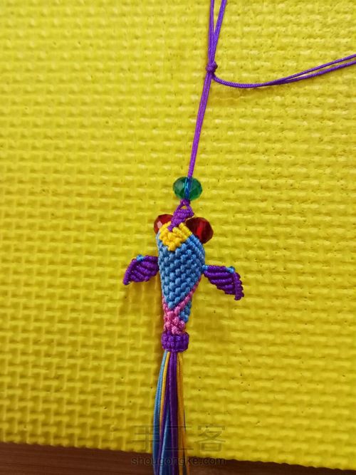 缘绳阁手作《小鱼》 第88步