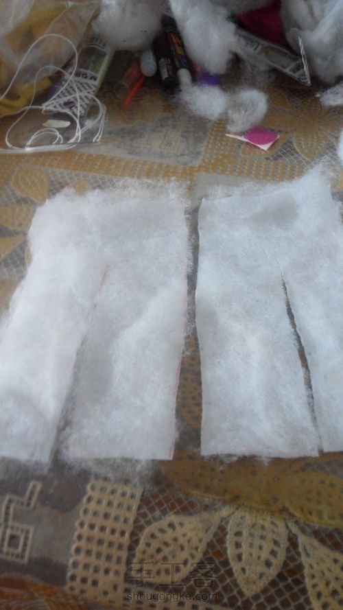 娃娃的棉裤 第3步