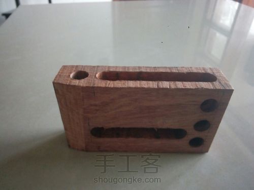 给老婆做一个多用途手机座 第7步