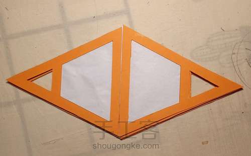 手工灯笼 第2步