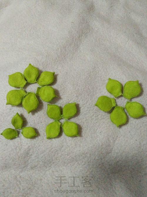 不织布仿真多肉植物！ 第5步
