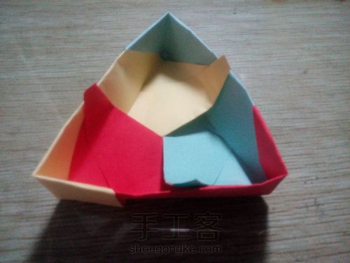 🌸妍🌸   可爱的三角盒^_^ 第18步