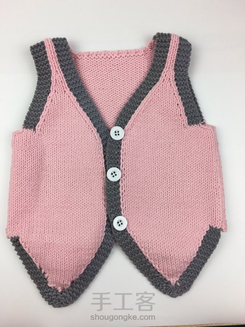 2天就能一个好的宝宝背心 第19步