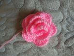 玫瑰花的编织