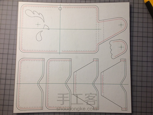 鸡年做鸡包，赶在三十前。 第3步