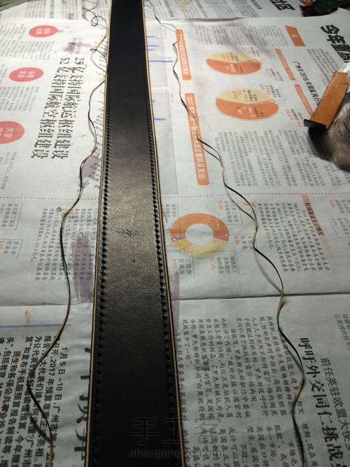 自染植鞣皮带 第17步