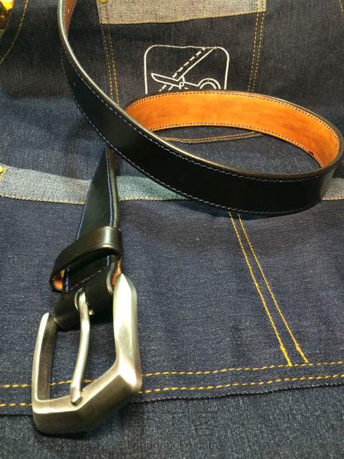 自染植鞣皮带 第33步