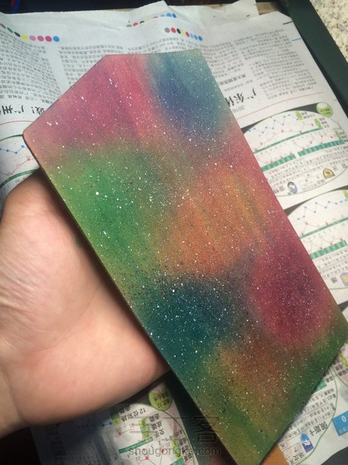 星空染色植鞣钥匙包 第3步