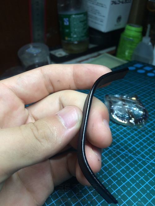 原创设计皮雕腰带 第12步