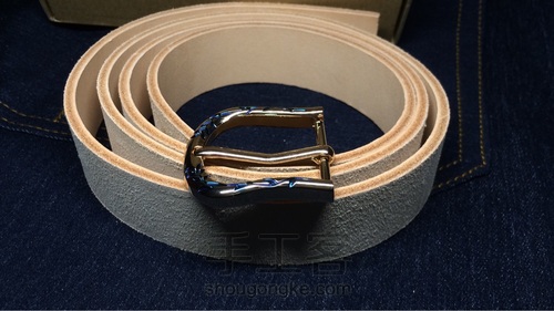 原创设计皮雕腰带 第1步