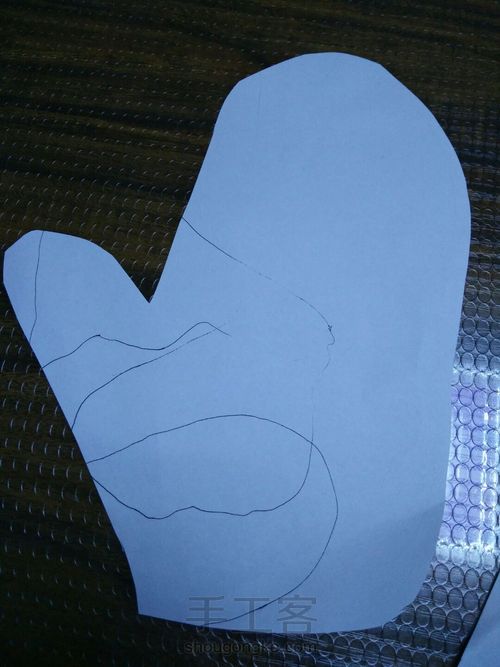 旧牛仔裤改造隔热手套 第1步