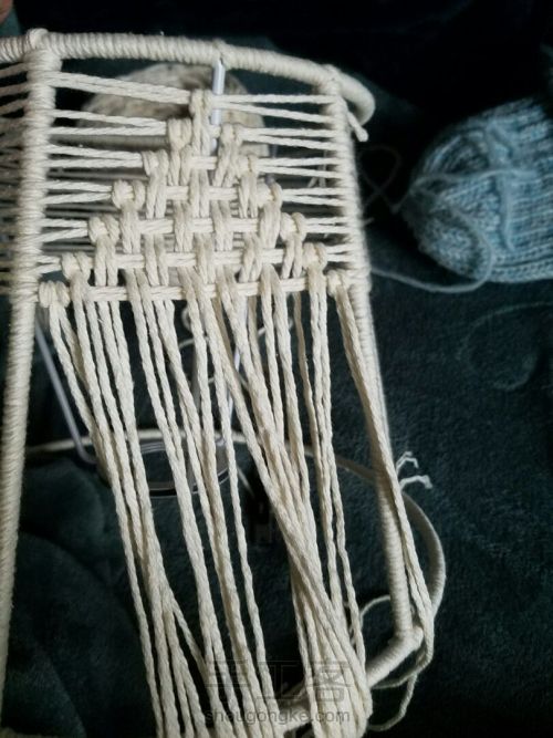 棉绳编织台灯 第8步