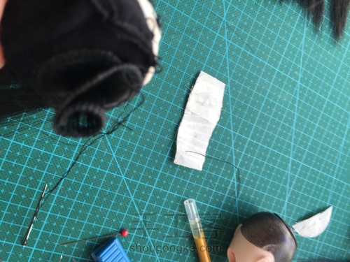 【Momo手作】娃用假发套 第24步