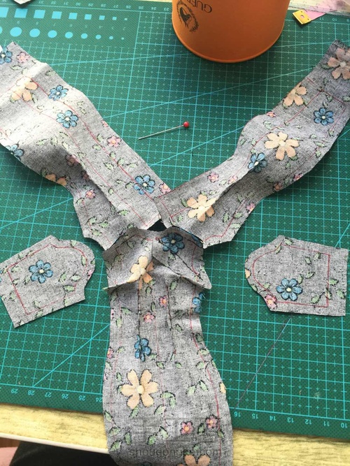 【Momo手作】六分娃 可儿 旗袍 第13步