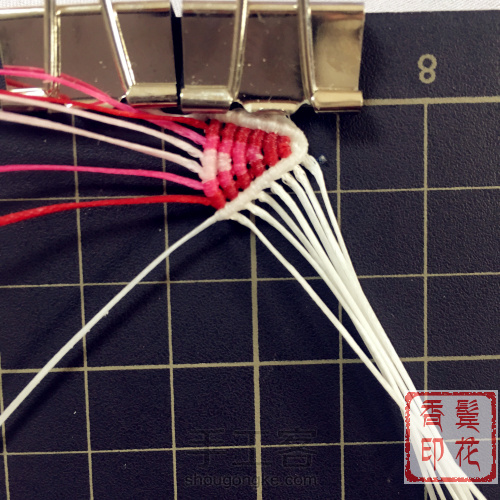 很彩虹的一款手绳 第16步