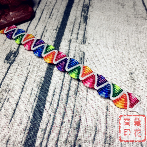 很彩虹的一款手绳 第33步