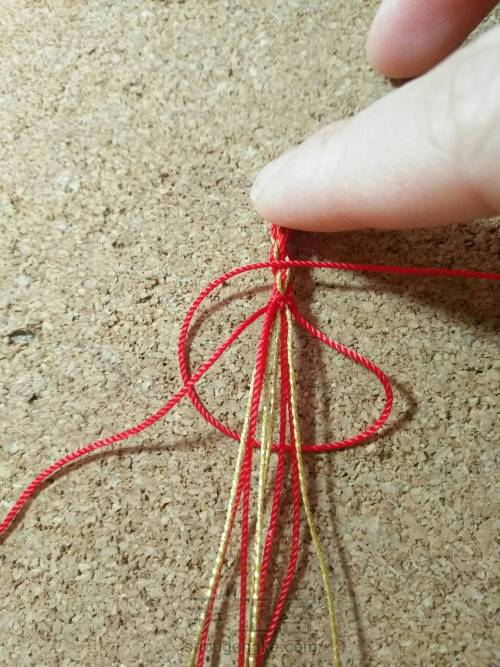 新年红绳系列一 第5步