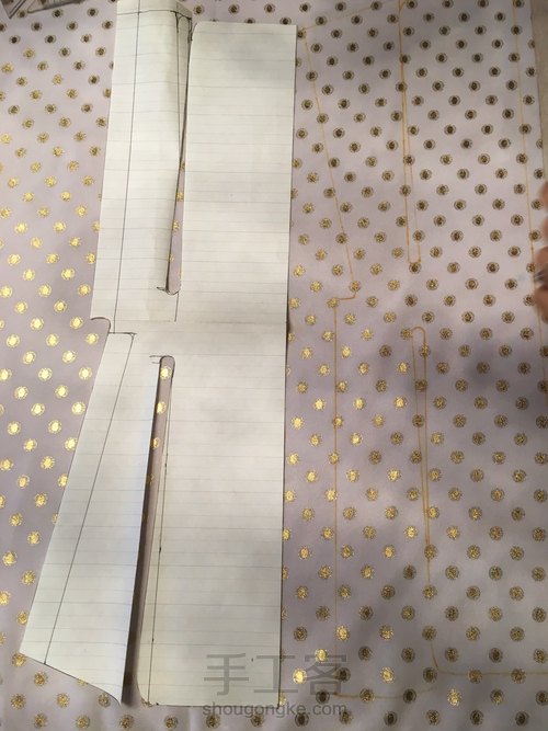 六分娃用古装娃衣古风服装唐代簪花仕女(类汉服)教程 第2步