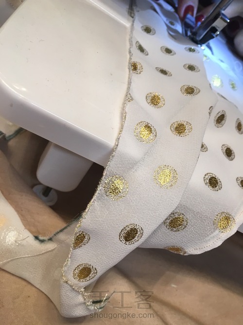 六分娃用古装娃衣古风服装唐代簪花仕女(类汉服)教程 第7步