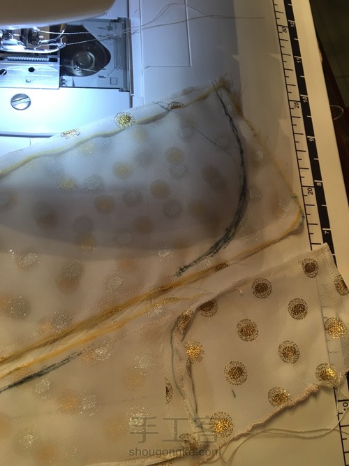 六分娃用古装娃衣古风服装唐代簪花仕女(类汉服)教程 第9步