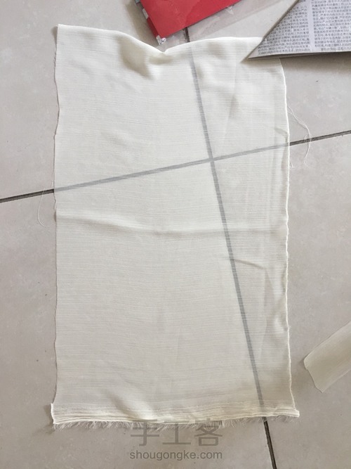 六分娃用古装娃衣古风服装唐代簪花仕女(类汉服)教程 第13步