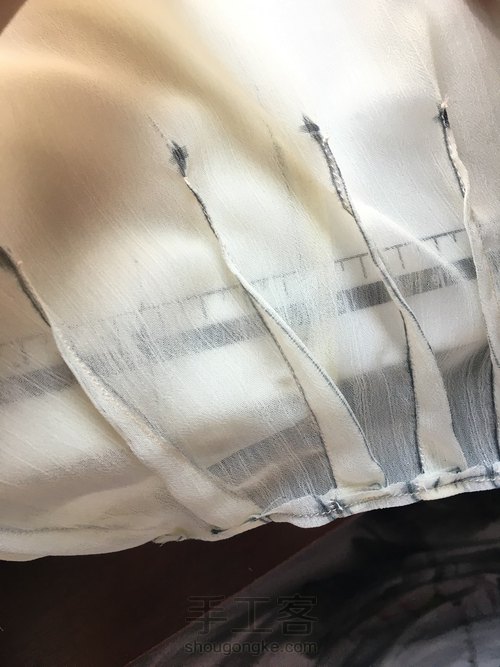 六分娃用古装娃衣古风服装唐代簪花仕女(类汉服)教程 第17步