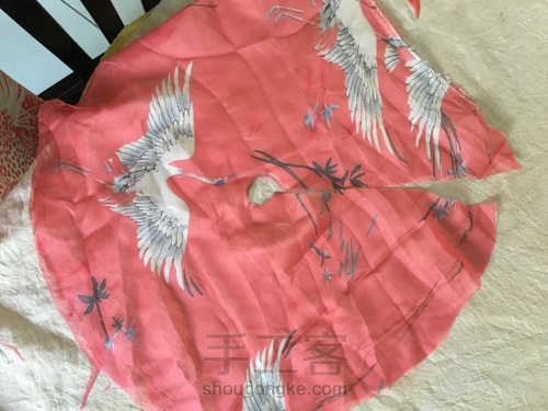 六分娃用古装娃衣古风服装唐代簪花仕女(类汉服)教程 第19步