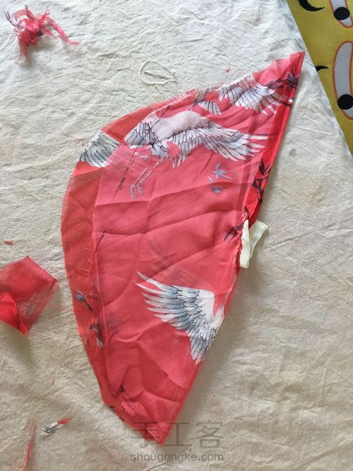 六分娃用古装娃衣古风服装唐代簪花仕女(类汉服)教程 第23步